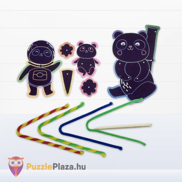 3D Képkarctechnika: Fuzzy panda macik tartalma - Avenir