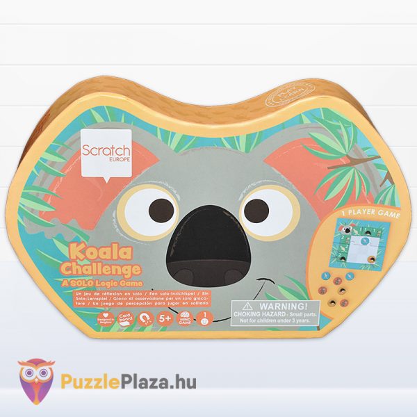 Koala kihívás logikai fejlesztő játék doboza előről gyerekeknek - Scratch Europe