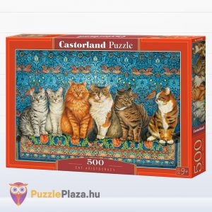 500 darabos macska arisztokraták puzzle - Castorland B-53469