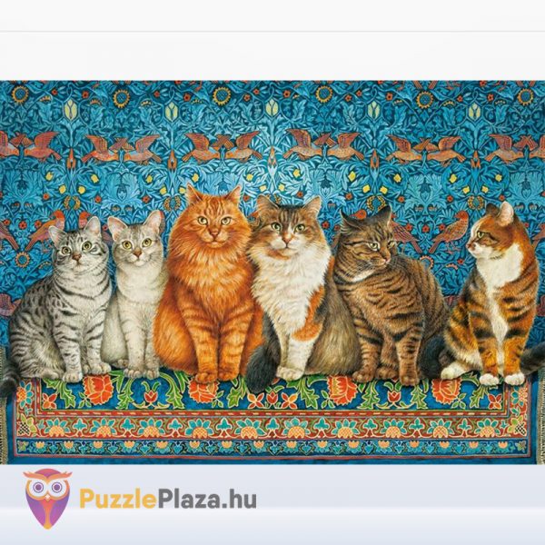 500 darabos macska arisztokraták puzzle kirakott képe - Castorland B-53469