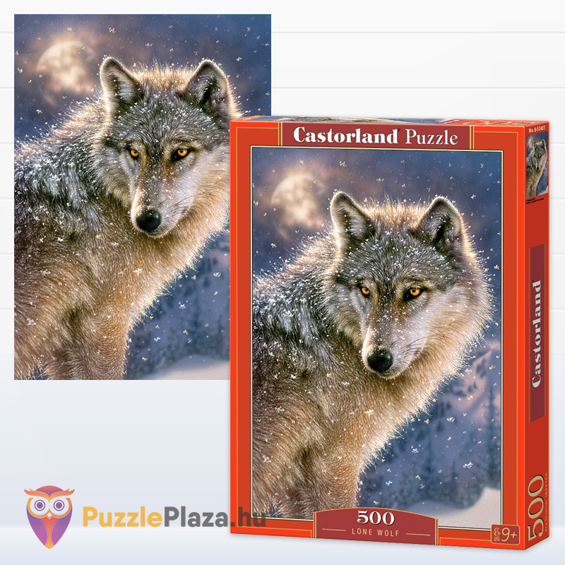 Magányos farkas db-os puzzle - Castorland vásárlás a Játékshopban