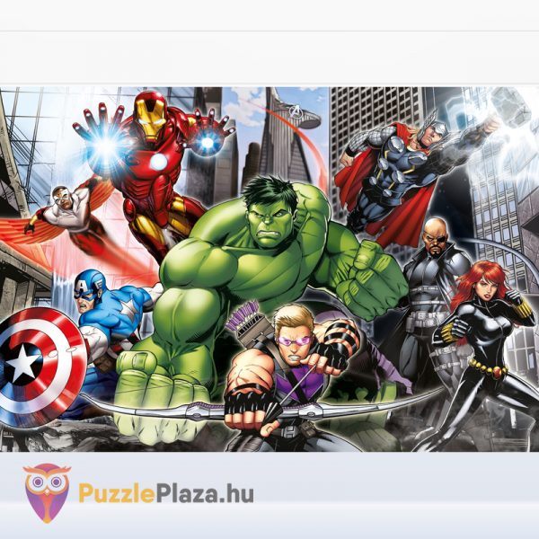 Marvel: Bosszúállók puzzle képe - 104 db - Clementoni SuperColor (Szuper Színes) Maxi 23688