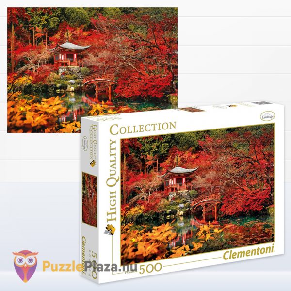 500 darabos Mesés kelet puzzle kirakott képe és doboza - Clementoni 35035