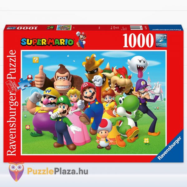 1000 darabos Super Mario puzzle doboza előről - Ravensburger 14970