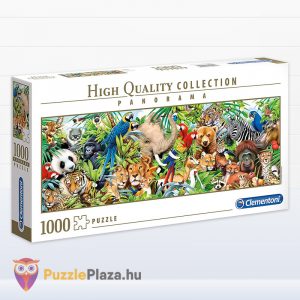 1000 darabos vadállatok panoráma puzzle - Clementoni 39517