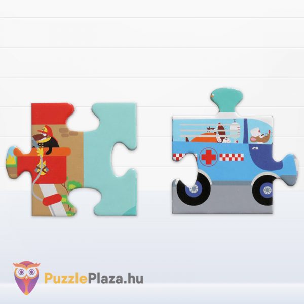 100 darabos város puzzle darabkái gyerekeknek - Óriási padló XL kirakó - Scratch Europe