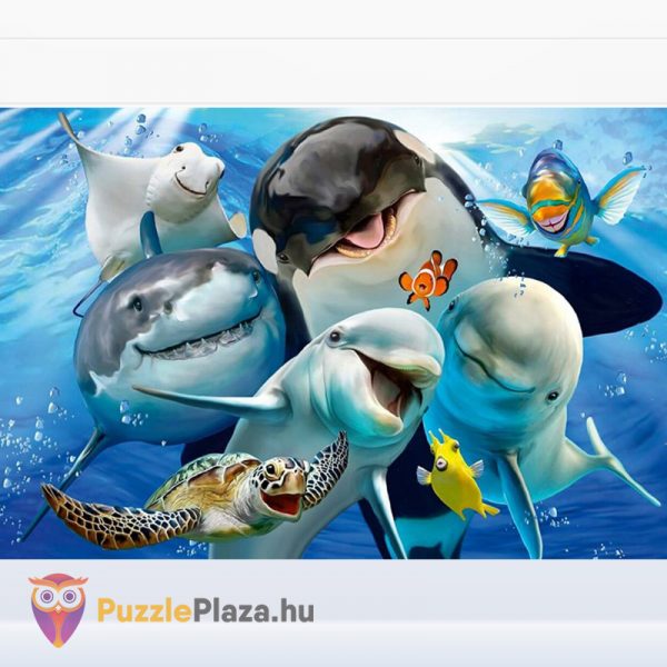 200 darabos Vízalatti állat barátok (Underwater Friends) kirakott képe - Schmidt 56360