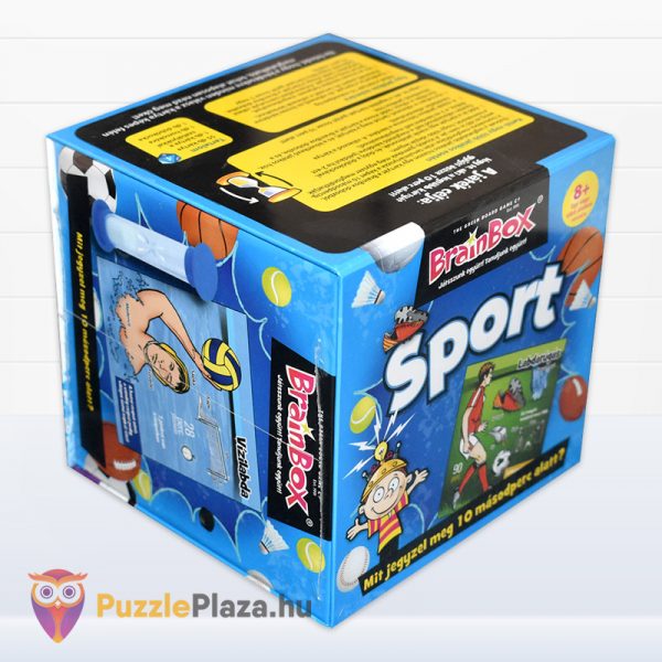 Brainbox: Sport memória játék doboza balról, gyerekeknek