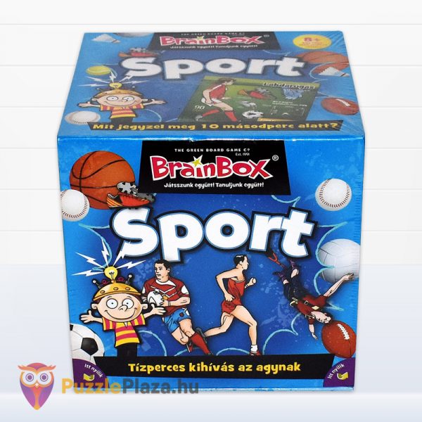Brainbox: Sport memória játék doboza előről, gyerekeknek