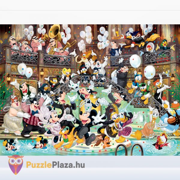 Disney gála puzzle kirakott képe - 1000 darabos - Clementoni 39472
