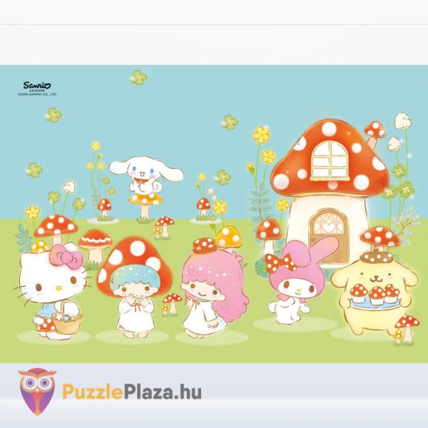 Hello Kitty és barátai puzzle 1. kirakott képe - 3x48 db - Clementoni Szuper Színes (SuperColor) 25246