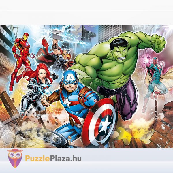 Marvel Bosszúállók puzzle 2. kirakott képe - 20-60-100-180 db - Clementoni SuperColor Progressive 07722