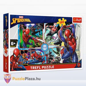 Marvel: Pókember menekítés puzzle - 160 db - Trefl 15357