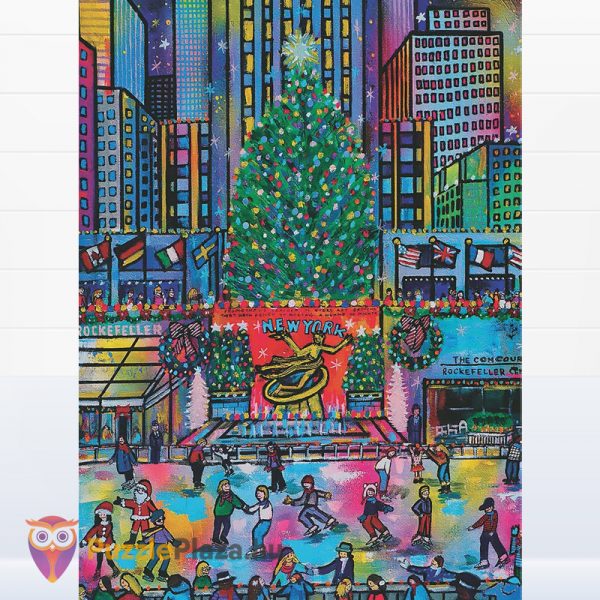 500 darabos Rockefeller Center karácsony puzzle kirakott képe - Ravensburger 16424