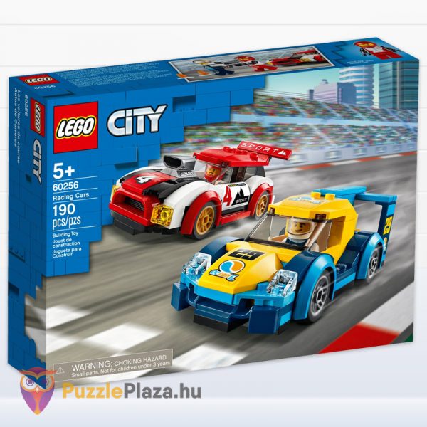 Lego City 60256: Versenyautók doboza előről