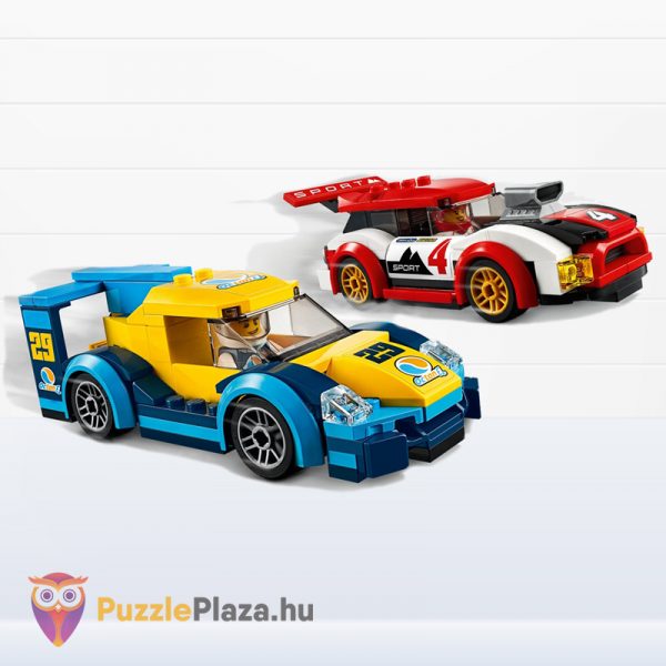 Lego City 60256: Versenyautók megépítve