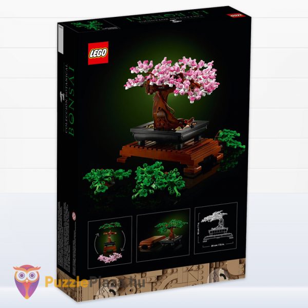 Lego Creator Expert 10281: Bonsai fa doboza hátulról