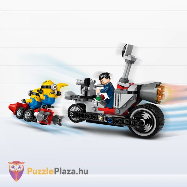 Lego Minyonok 75549: Megállíthatatlan motoros üldözés banán dobálás közben
