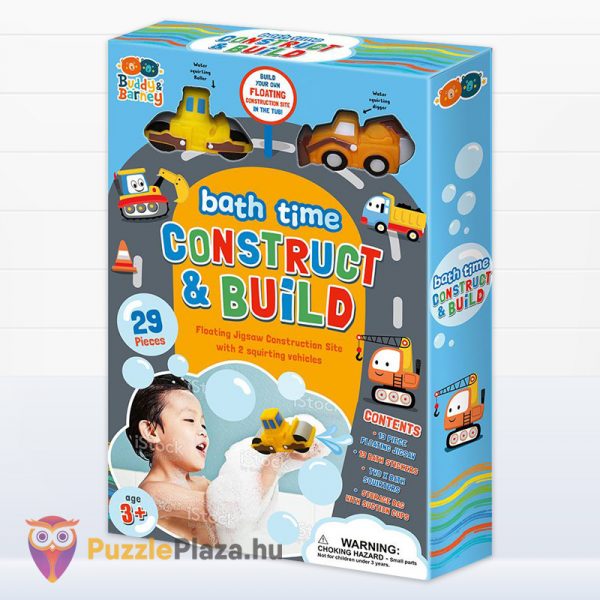 Lebegő puzzle fürdőjáték, építsd meg - Buddy & Barney