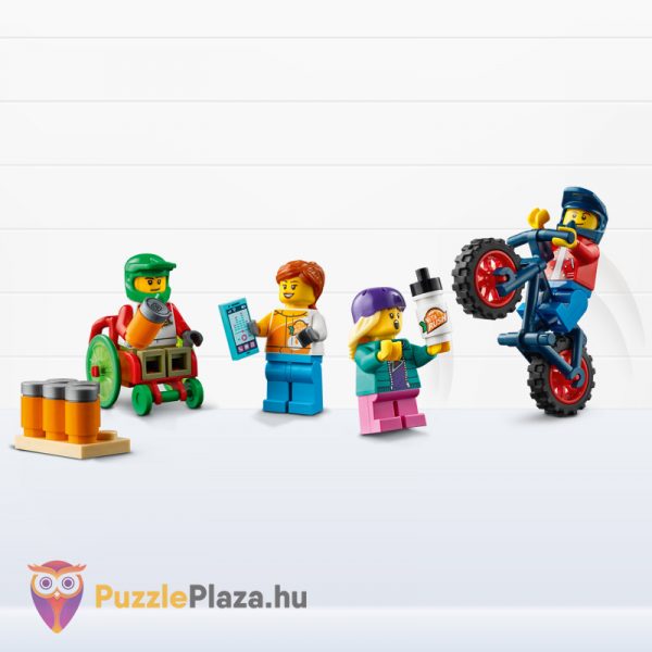 Lego City 60290: Gördeszkapark figurák