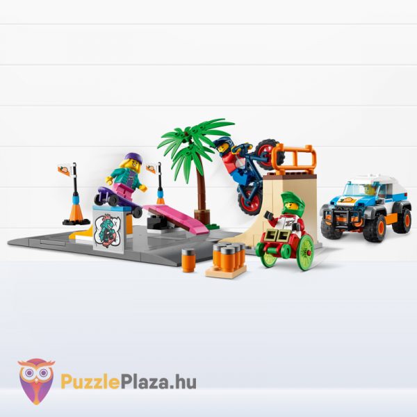 Lego City 60290: Gördeszkapark megépítve