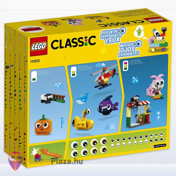 Lego Classic 11003: Kocka szemekkel doboza hátulról