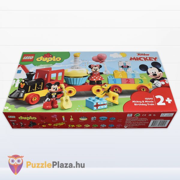Lego Duplo 10941: Mickey és Minnie születésnapi vonata doboza fektetve