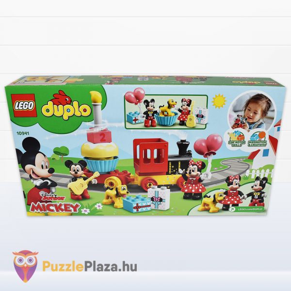 Lego Duplo 10941: Mickey és Minnie születésnapi vonata doboza hátulról