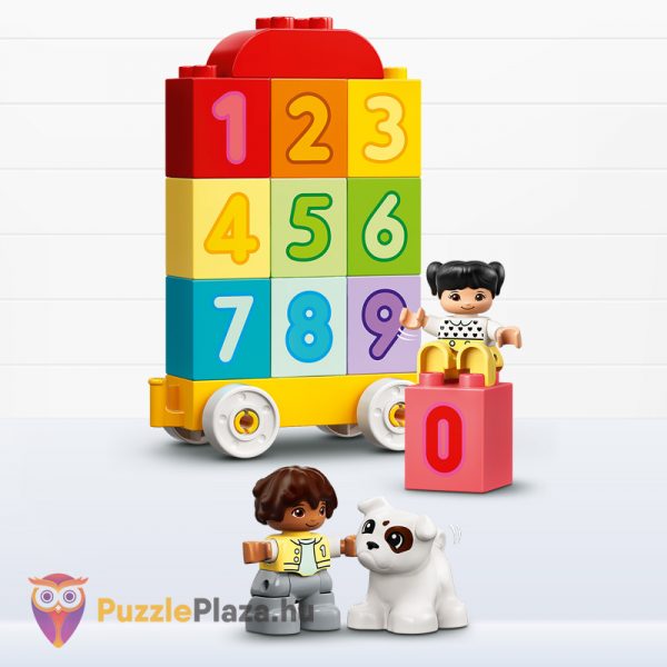 Lego Duplo 10954: Számvonat, tanulj meg számolni szett számfal és figurák