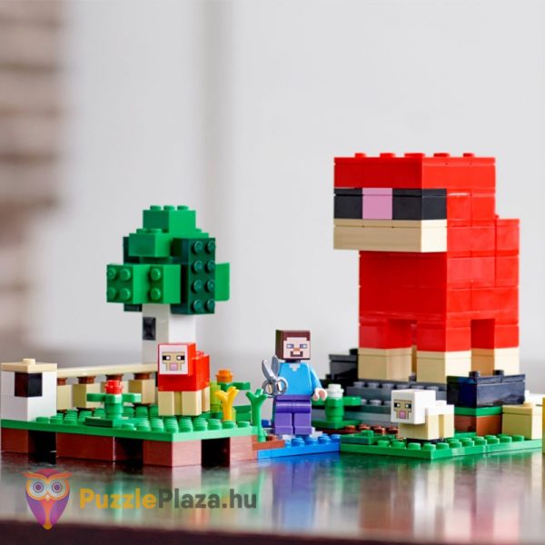 Lego Minecraft 21153: A Gyapjúfarm az asztalon