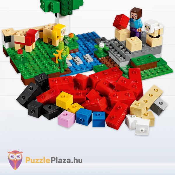 Lego Minecraft 21153: A Gyapjúfarm építőkockái