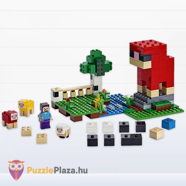 Lego Minecraft 21153: A Gyapjúfarm tartalma