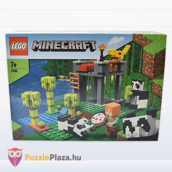 Lego Minecraft 21158: Pandabölcsőde doboza előről