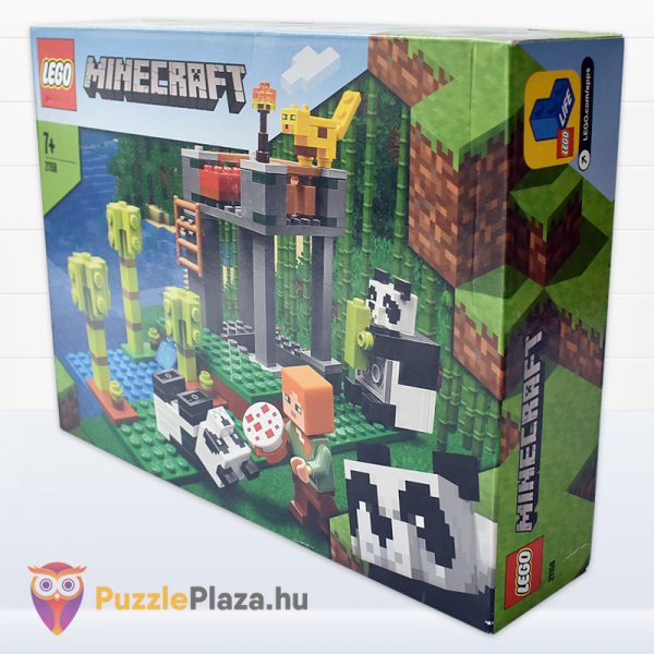 Lego Minecraft 21158: Pandabölcsőde doboza oldalról