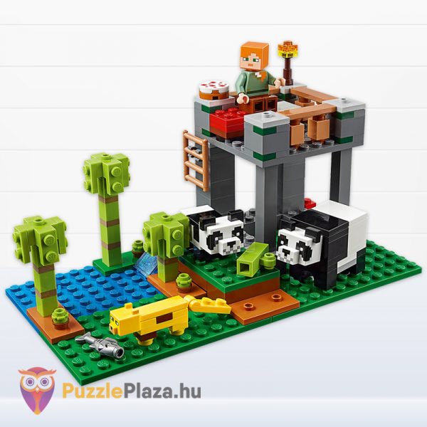 Lego Minecraft 21158: Pandabölcsőde oldalról