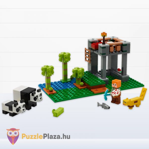 Lego Minecraft 21158: Pandabölcsőde tartalma