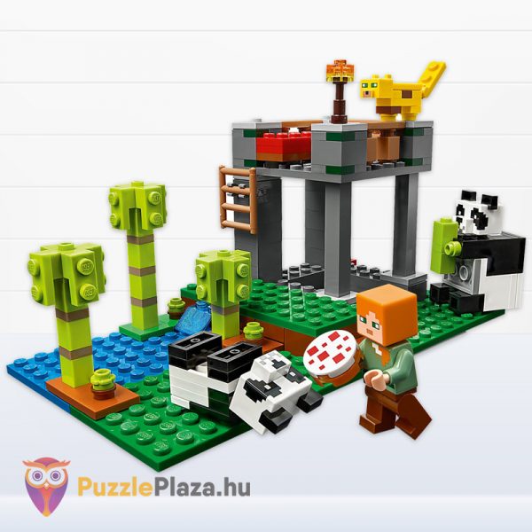 Lego Minecraft 21158: Pandabölcsőde tortaetetés