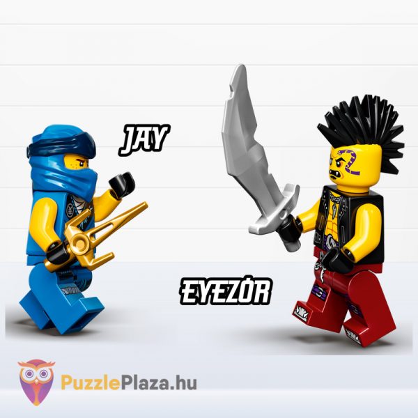 Lego Ninjago 71740: Jay Elektrorobot figurák (Jay és Eyezór)