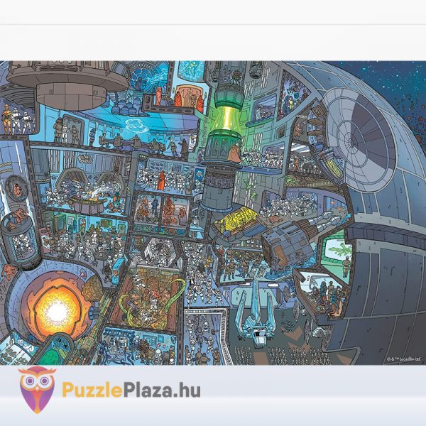 1000 darabos Star Wars puzzle, hol van Vuki? kirakott képe - Ravensburger 13976