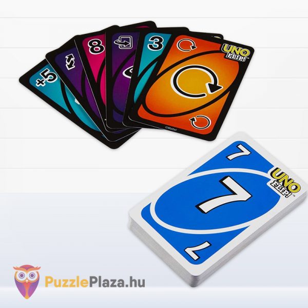 UNO Flip! párosító kártyajáték tartalma