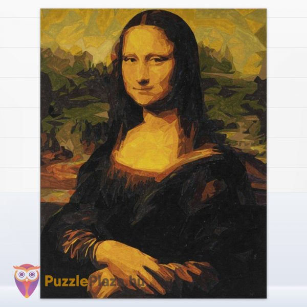 Festés számok szerint: Mona Lisa elkészítve (40x50 cm) Kreatív Hobby - CraftArt