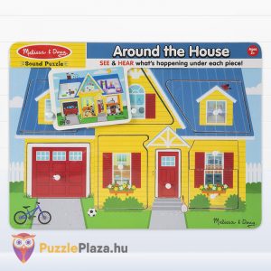 Hangos fa puzzle: Mi van a házban? - Melissa & Doug