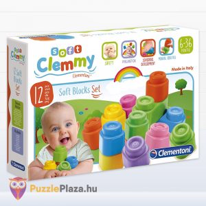Clemmy puha építőkocka baba játék (12 db-os) - Clementoni