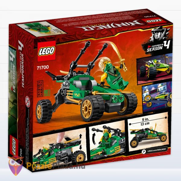 Lego Ninjago: Dzsungeljáró doboza hátulról - Lego 71700