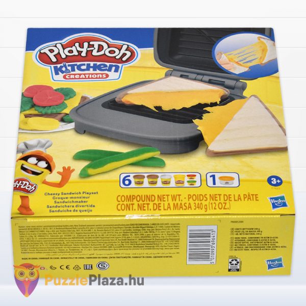 Play-Doh: Szendvicssütő kreatív gyurma szett fektetve