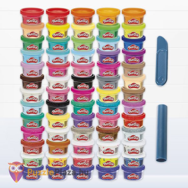 Play-Doh: Teljes gyurma színgyűjtemény, késsel (65 db-os szett) - Hasbro