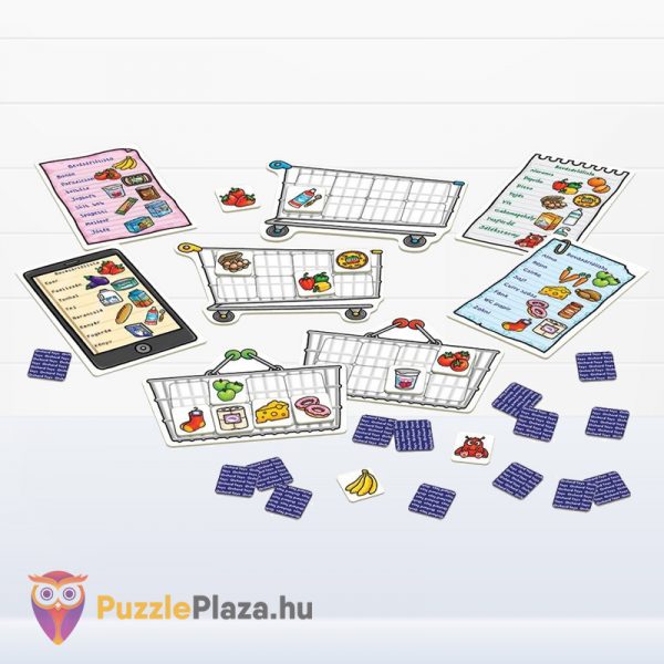 Bevásárlólista: Mókás memória fejlesztő játék tartalma - Orchard Toys