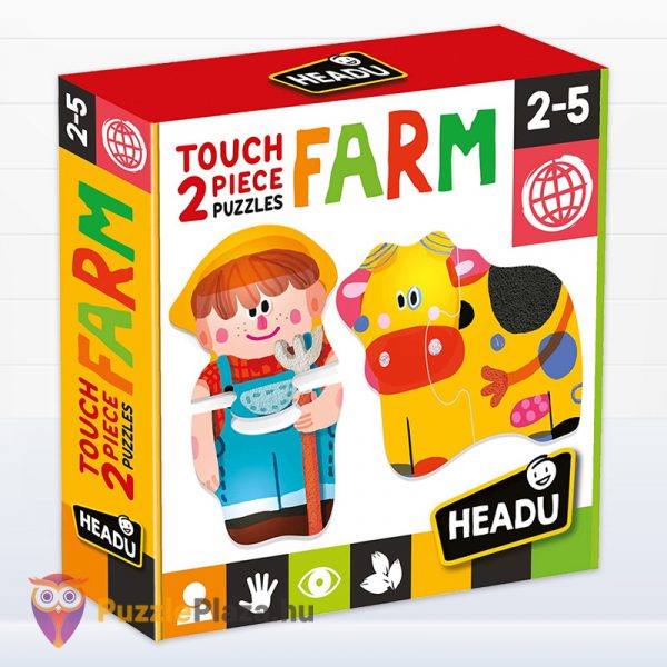 Farm fejlesztő forma puzzle (15 x 2 részes) - Headu