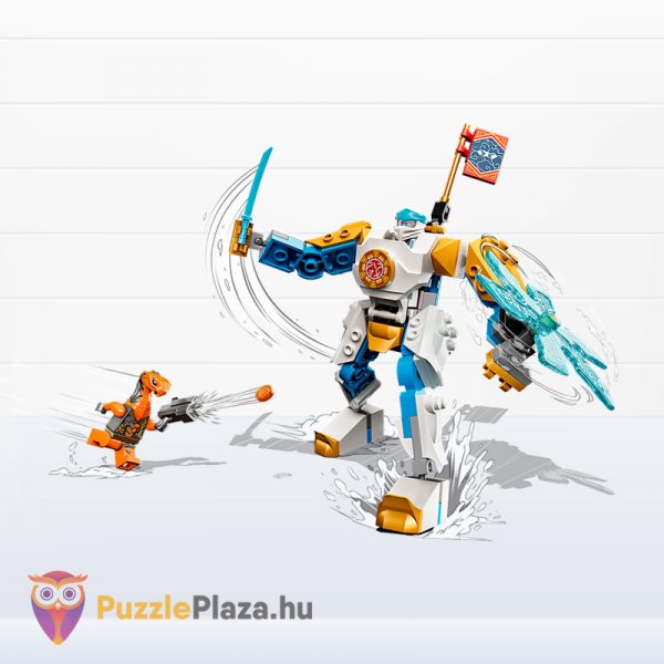 Lego Ninjago 71761: Zane szupererős Evo robotja, akció közben