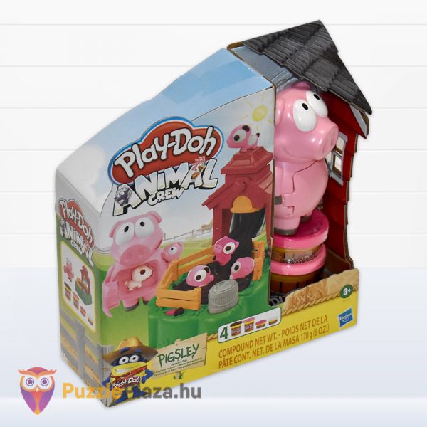 Play-Doh: Pigsley és a dagonyázó malacok gyurma készlet, balról - Hasbro